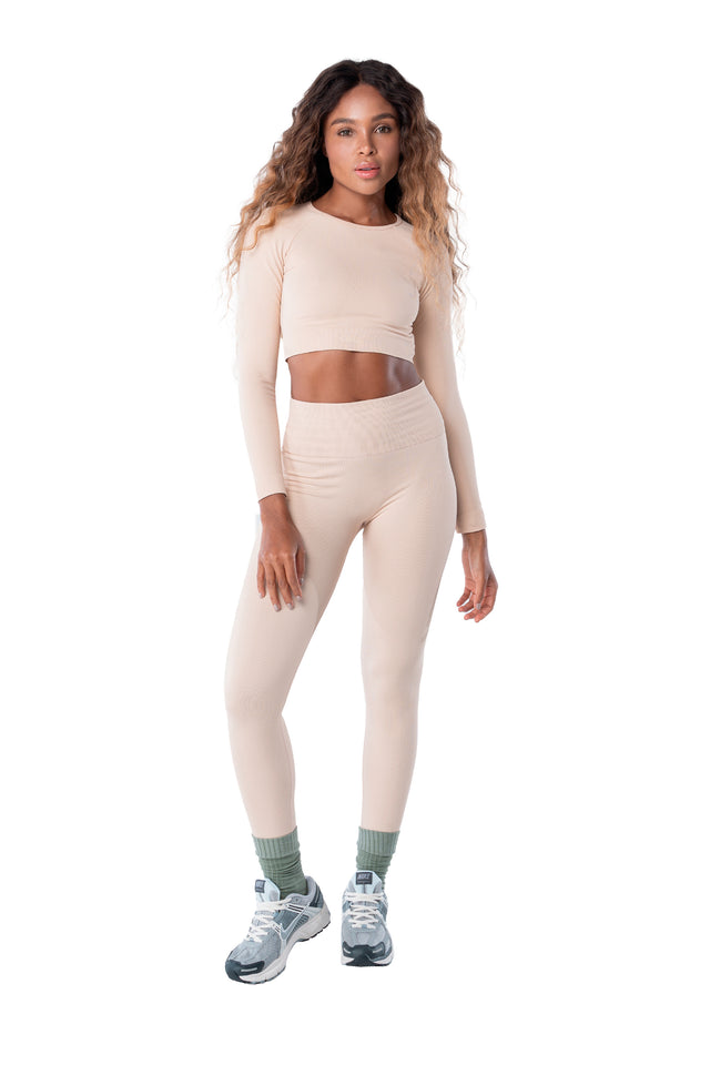 Set Long Sleeves Colorado - Legging Colorado - Ivory