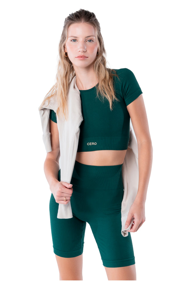 Set T-shirt Sena - Biker Sena - Emerald
