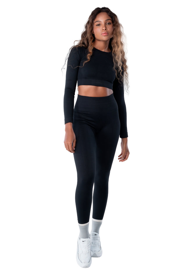 Set Long Sleeves Colorado - Legging Colorado - Charcoal